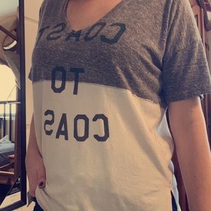 “Coast to coast” lucky brand t shirt